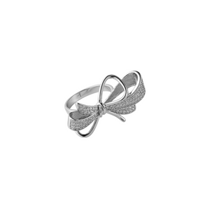 Bow Silver Ring